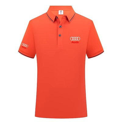 Polo Audi Homme Tennis Manches Courtes 2023 Polo Extérieur été Loisirs Sports T-Shirt